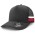 Striped Trucker - Black,Black,White,Red