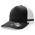 Striped Trucker - Black,White,White,Black