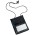Platform Neck Wallet - Black