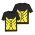 Hi Viz Baseline Tee - Black,HiVizYellow