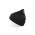 Atlantis Wind with Patch Beanie - Black