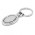 Spinning Metal Key Ring - Shiny Chrome