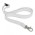 Custom Printed Lanyard - 12mm - White