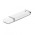 Quadra 4GB Flash Drive - Flash Drive: White
