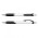 Jet Pen -  White Barrel - Black