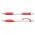 Jet Pen -  White Barrel - Red