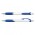 Jet Pen -  White Barrel - Dark Blue