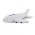 Stress Plane - White with Grey accents