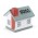 Stress House - White with Grey and Red accents