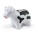 Stress Cow - White with Pink and Black accents