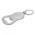 Chevron Bottle Opener Key Ring - Matt Silver