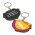 PVC Key Ring Small - One Side Moulded - Can be produced in almost any spot colour