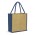 Monza Jute Tote Bag - Purple