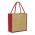 Monza Jute Tote Bag - Bright Green