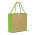 Monza Jute Tote Bag - Dark Green