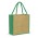 Monza Jute Tote Bag - teal