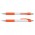 Cleo Pen - White/Orange