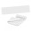 Yeti Premium Cooling Towel - Full Colour - Pouch - White