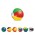Beach Ball - 28cm Mix and Match - Black