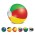 Beach Ball - 48cm Mix and Match - Black