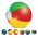 Beach Ball - 60cm Mix and Match - Black