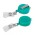 Alta Retractable ID Holder - teal