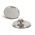 Altura Lapel Pin - Round Large - Silver