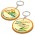 PVC Key Ring Small - Both Sides Moulded - Can be produced in almost any spot colour