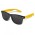 Malibu Premium Sunglasses - Black Frame - Sunglasses: Yellow