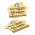 Fridge Magnet 70 x 50mm - House Shape - White