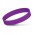 Silicone Wrist Band - Embossed - Purple