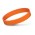 Silicone Wrist Band - Embossed - Orange