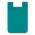 Silicone Phone Wallet - Indent - teal