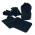 Seattle Scarf and Gloves Set - Navy