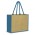 Modena Jute Tote Bag - Natural/Black