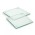 Venice Glass Coaster - Set of 2 - Square - Clear