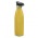 Mirage Powder Coated Vacuum Bottle - Push Button Lid - MUSTARD