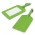 Aero Luggage Tag - Bright Green