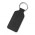 Prince Leather Key Ring  - Rectangle - Black