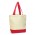 Sedona Canvas Tote Bag - Bright Green/Natural
