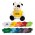 Cow Plush Toy - Cow: White/Black