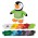 Penguin Plush Toy - Penguin: Black/White/Orange