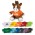 Horse Plush Toy - Horse: Brown/White/Black