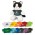 Cat Plush Toy - Cat: Black/White