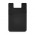 Dual Silicone Phone Wallet - Black