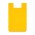 Dual Silicone Phone Wallet - Yellow