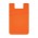 Dual Silicone Phone Wallet - Orange