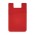 Dual Silicone Phone Wallet - Red