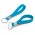 Silicone Key Ring - Embossed - LIGHT BLUE