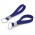 Silicone Key Ring - Embossed - Dark Blue